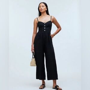 Madewell black jumpsuit